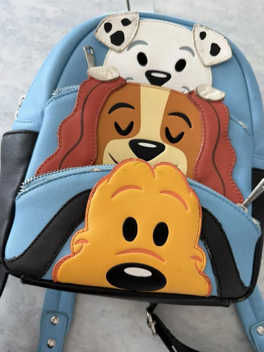 Loungefly Backpack Dogs Rolly Lady Pluto Walk in the Park 2021 Disney Parks Mini